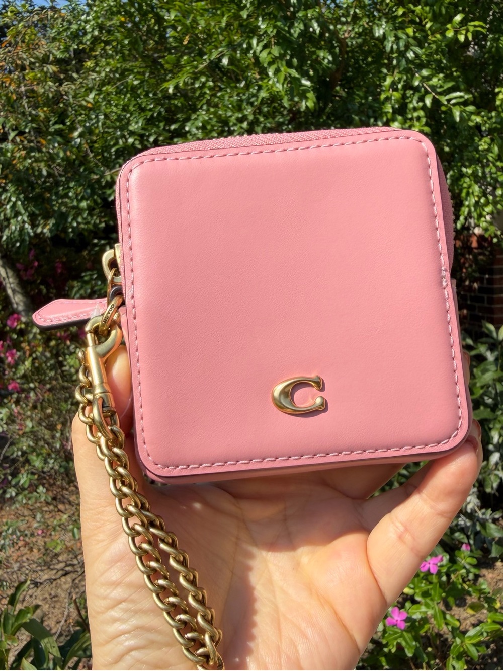 NWOT Coach Small Chain Wristlet CI811G